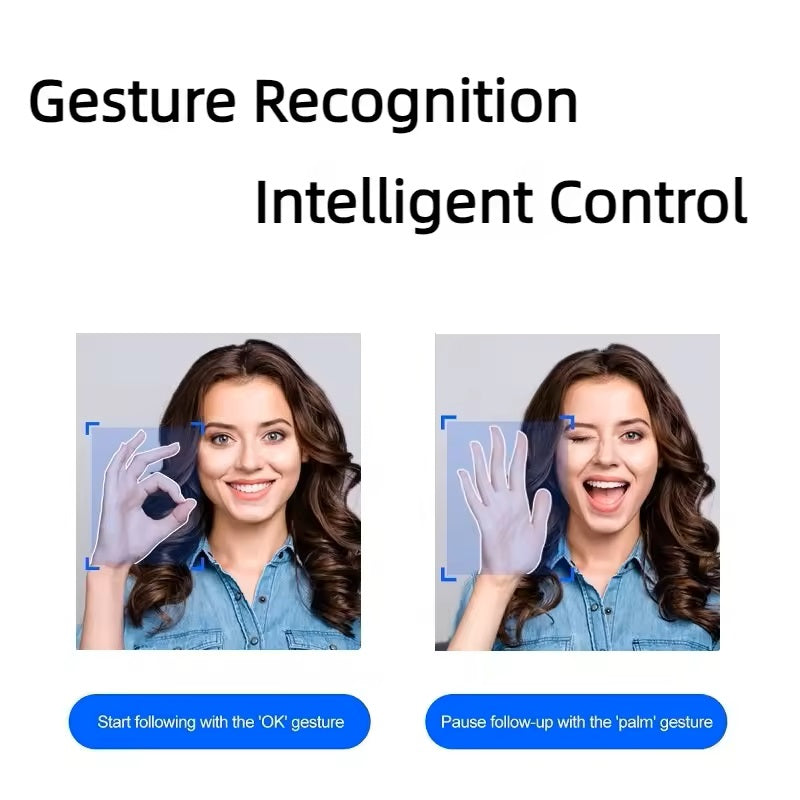 Trípode 360° Seguimiento Facial Automático con Control Remoto