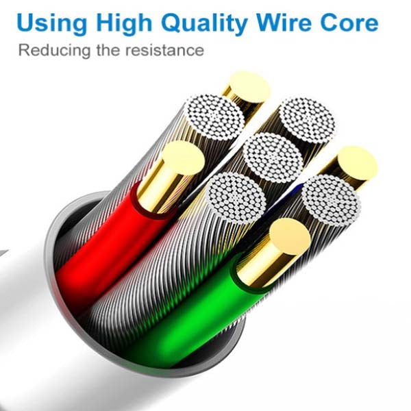 Cable Conector Lightning Para iPhone O iPad 1 Metro Rápido