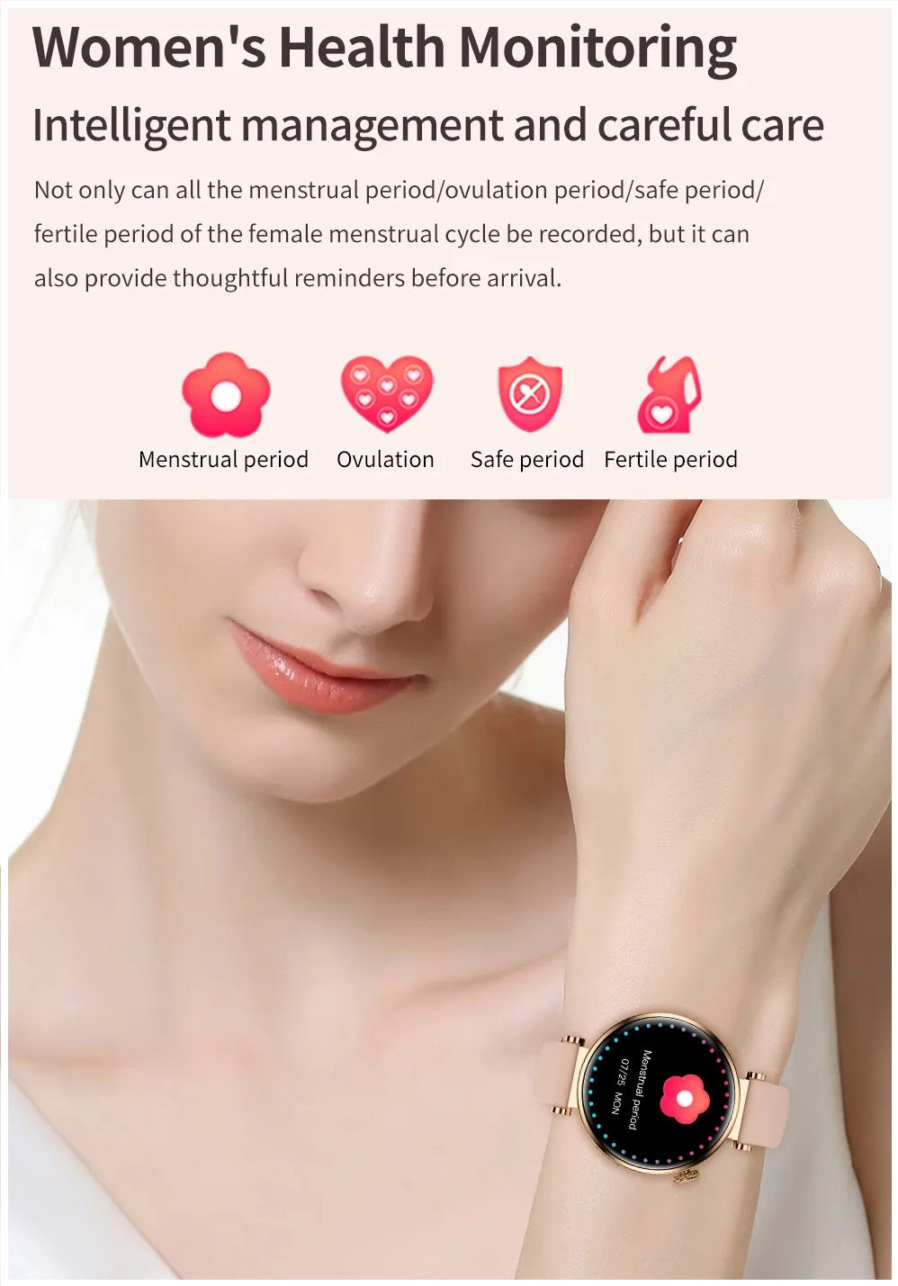 Smartwatch GT4 Mini para Mujer Pantalla IPS Llamadas Bluetooth