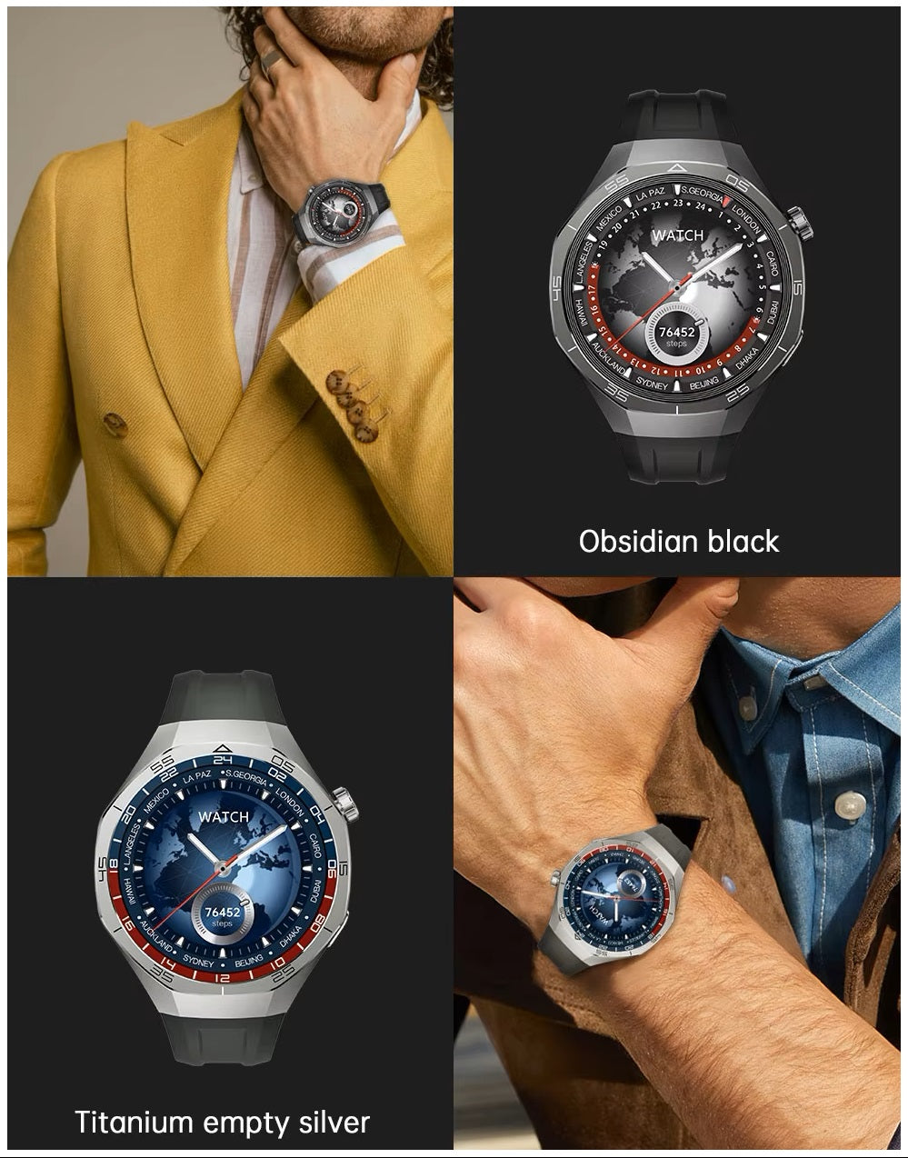 Smartwatch SK40 Deportivo Compatible 3 Correas IP67 Full HD GPS 315mAh