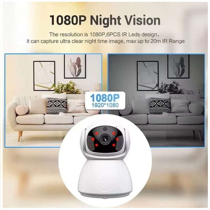 Cámara de Vigilancia WIFI-TF Dual Band 2.4 GHz Detección Movimiento