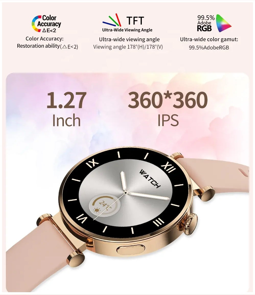 Smartwatch GT4 Mini para Mujer Pantalla IPS Llamadas Bluetooth