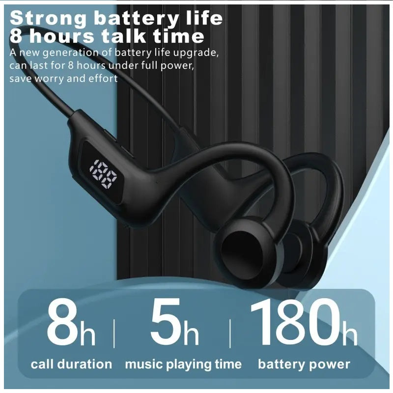 Audífonos inalámbricos Bluetooth Open-Ear Bone Conduction IPX-5