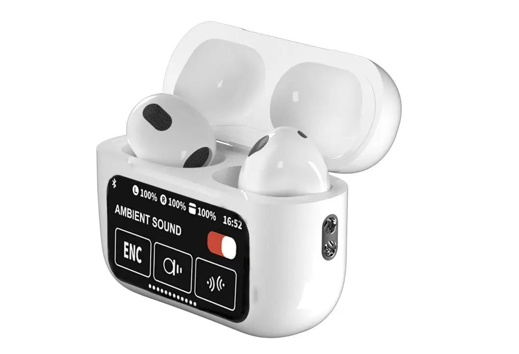 Auriculares Inalámbricos Pantalla Táctil Conexión Doble 30 Horas de Autonomía