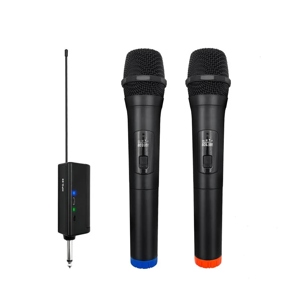 Micrófono Inalámbrico Profesional 50mts Compatible Cancelación Ruido
