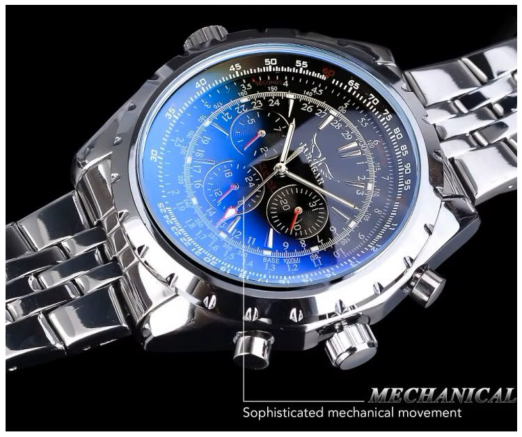 Reloj Automático Jaragar Deportivo para Hombre Movimiento Mecánico