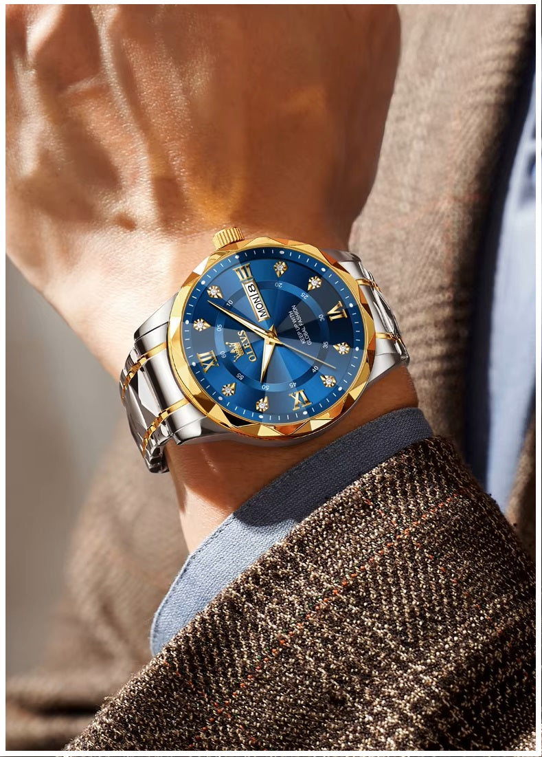 Reloj de Pulsera de Cuarzo para Hombre Elegancia Resistencia