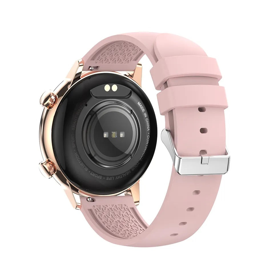 Reloj Inteligente Smartwatch Bluetooth Mujer Pantalla AMOLED Correa Silicona