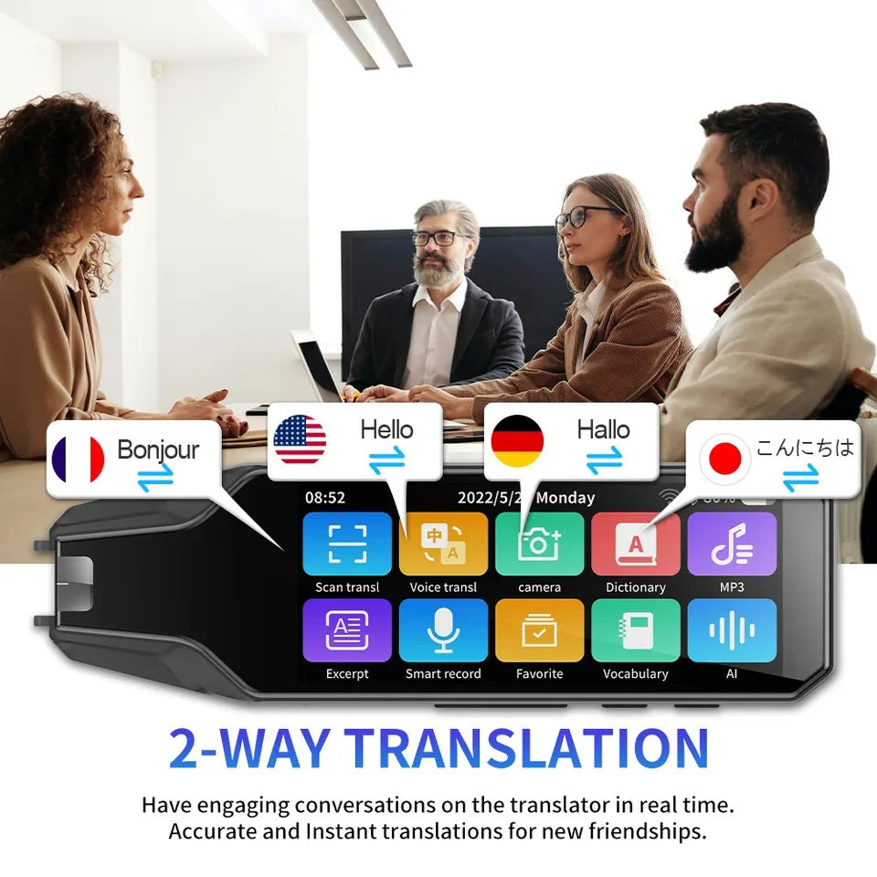 Lápiz Traductor Portátil Inteligente 134 Idiomas. Funciona como Escáner y Traductor en línea y sin conexión