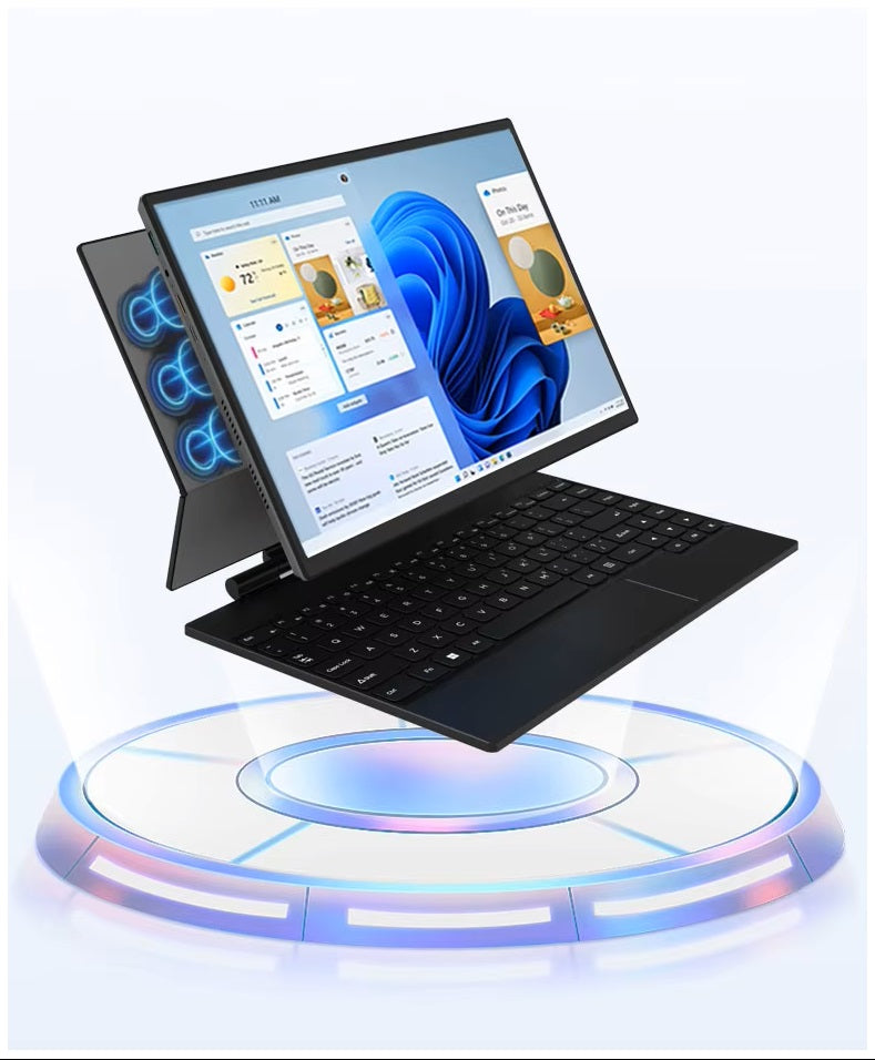 Notebook 14" 2 en 1 Pantalla Táctil IPS 2.2K, Intel N95, 16GB RAM + 512GB SSD, Windows 11 Pro