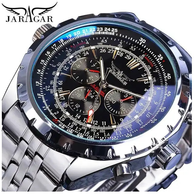 Reloj Automático Jaragar Deportivo para Hombre Movimiento Mecánico