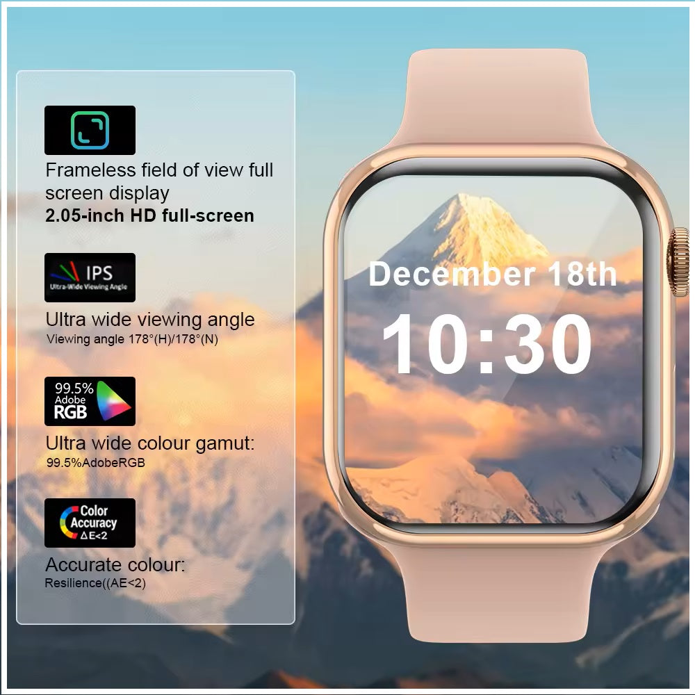 Smartwatch IW9 MINI Bluetooth 5.0 Monitoreo Integral de Salud