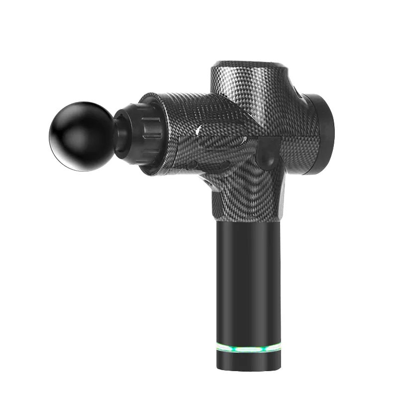 Masajeador Muscular Pistola Gun 30 Velocidades Digital 2500 mAh Negro