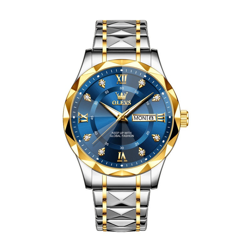 Reloj de Pulsera de Cuarzo para Hombre Elegancia Resistencia