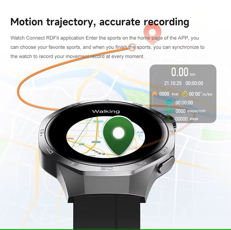 Smartwatch GT5 Deportivo Multifuncional Compatible IOS Android IP68