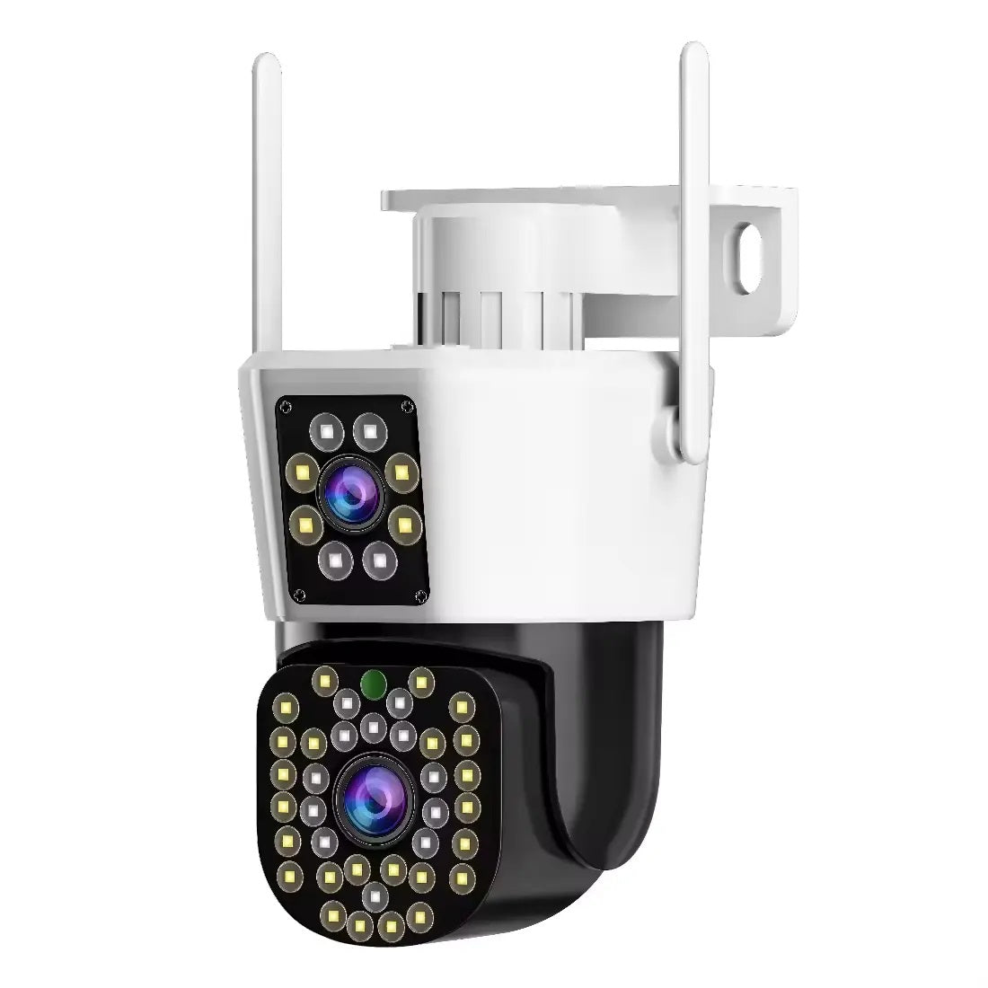 Cámara Seguridad WiFi Doble Lente Monitoreo 360° Full HD 110° Visión