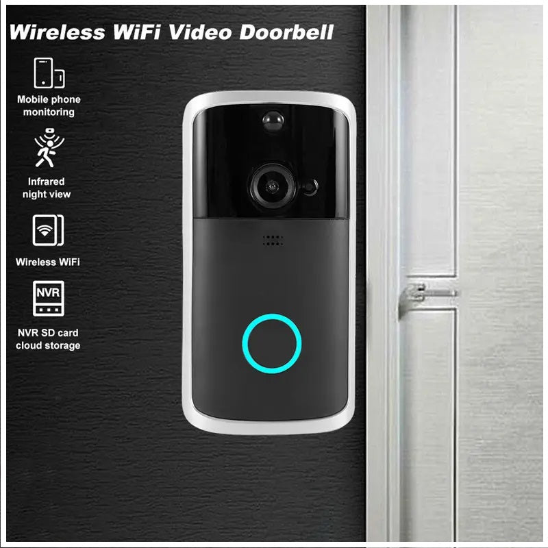 Cámara inteligente Portero Wifi DoorBell con Timbre para Smartphone