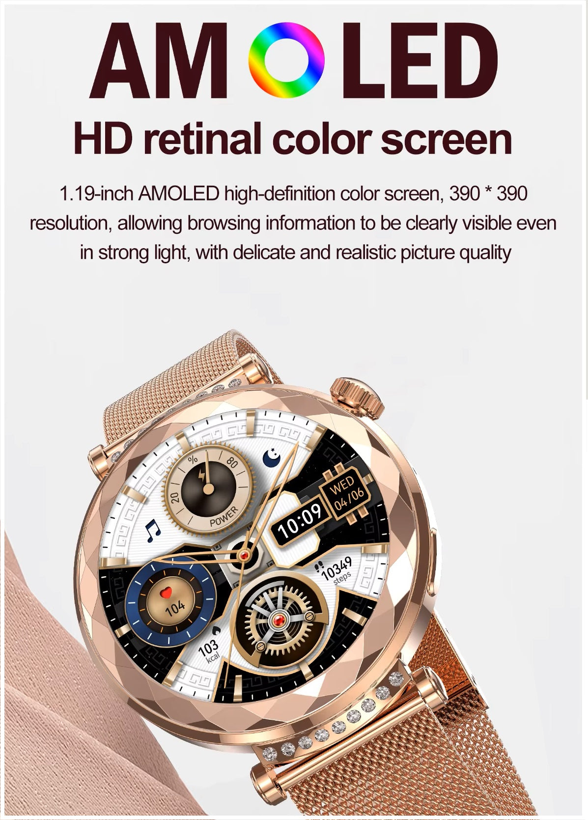 Reloj Inteligente Smartwatch HK88 Amoled IP68 NFC Notificaciones Salud