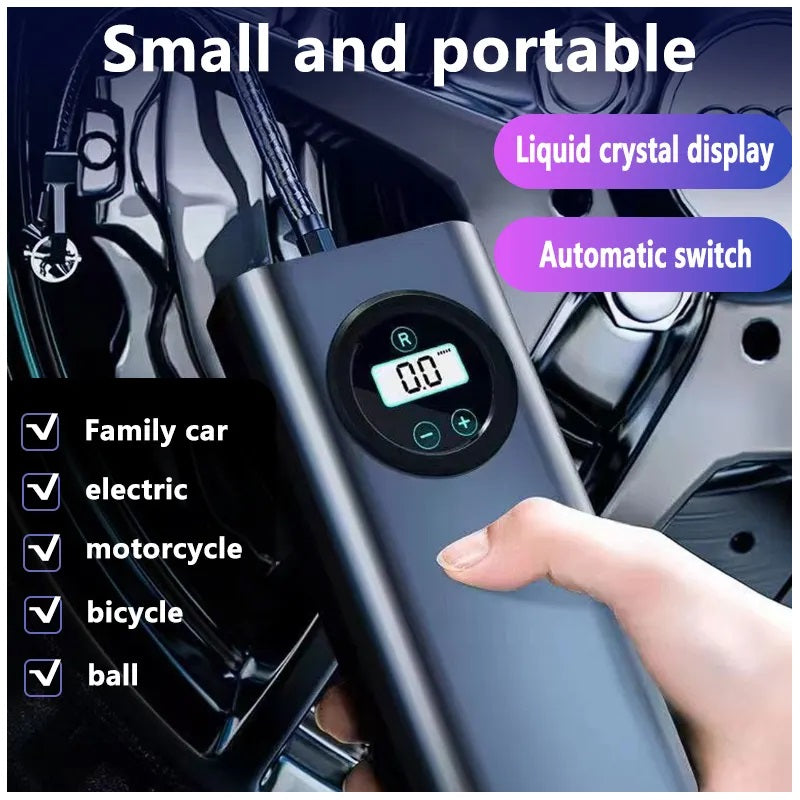 Compresor de Aire Portátil 12V Digital Inflador Multiuso