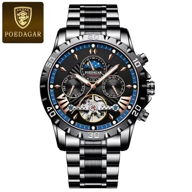 Reloj Automático Mecánico para Hombre Mecánico Impermeable 3ATM