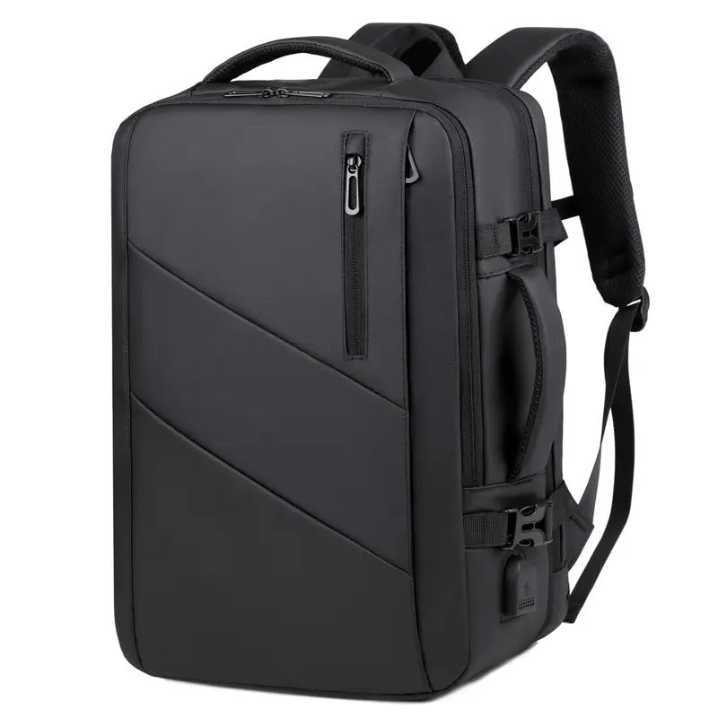 Mochila Laptop Ejecutiva Expandible USB Impermeable Antirrobo 20-39L