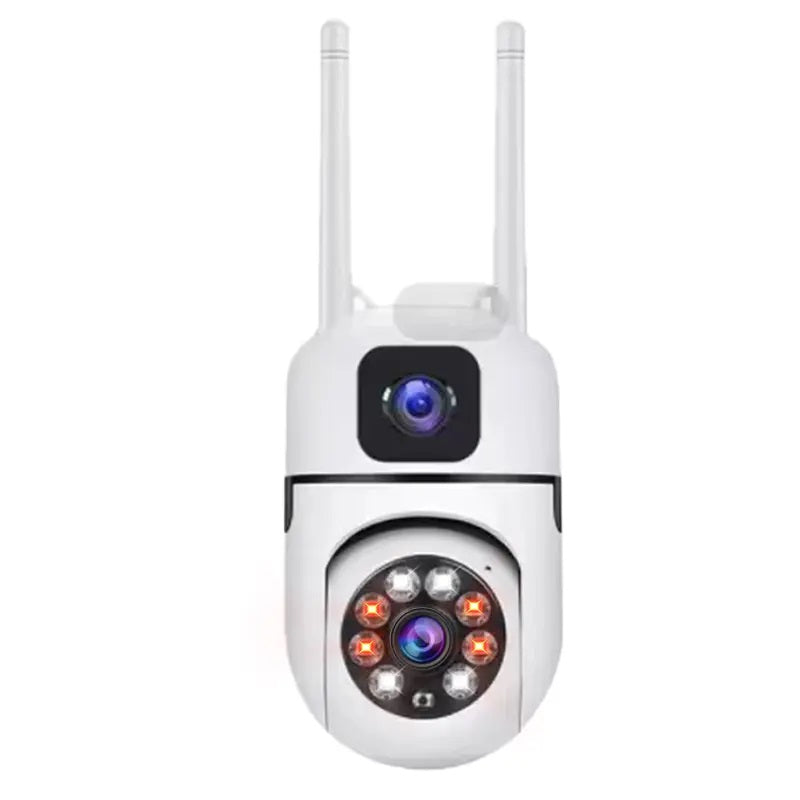 Cámara de Seguridad WiFi Lente Dual Monitoreo 360° Full HD 110° Visión