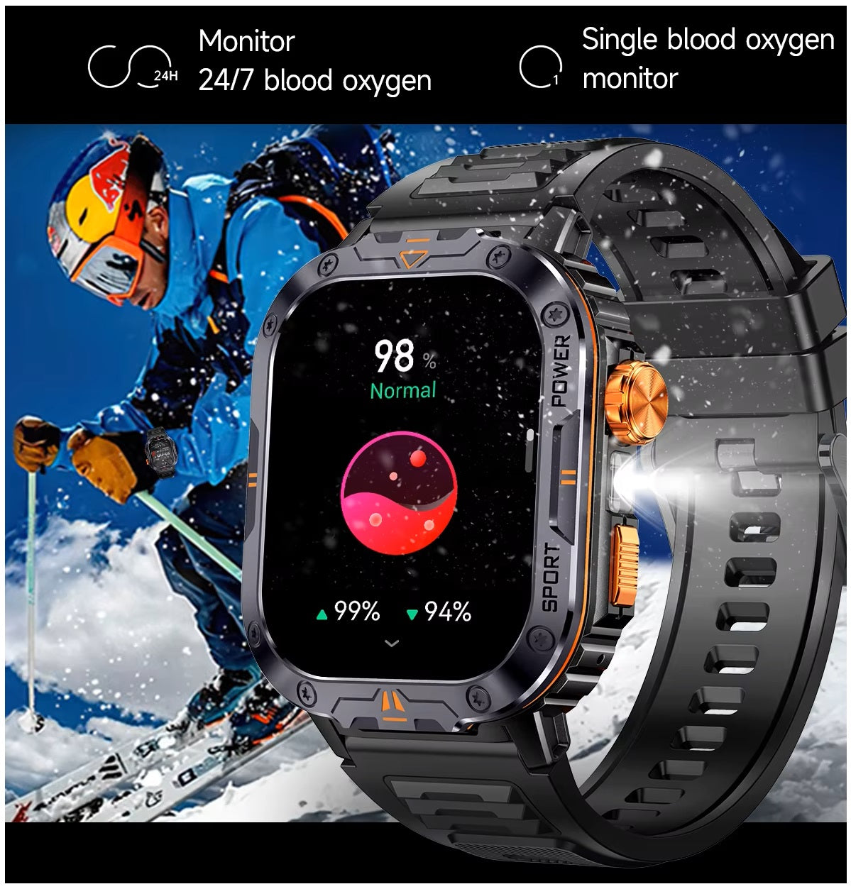 Smartwatch Deportivo NX20 Llamadas Bluetooth Música Linterna IP68