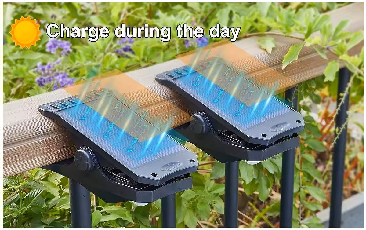 Luz Solar LED Clip 75 lm/w Temperatura 6000K 2000mah IP55 Luz Fría