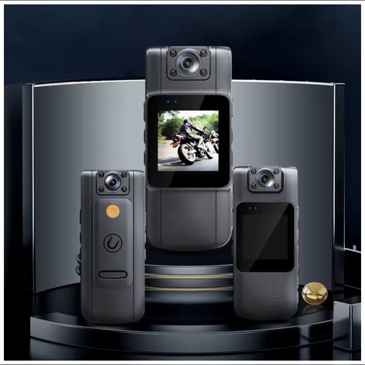 Cámara DVR Portátil Recargable Pantalla de 1,54 Visión Nocturna IP65