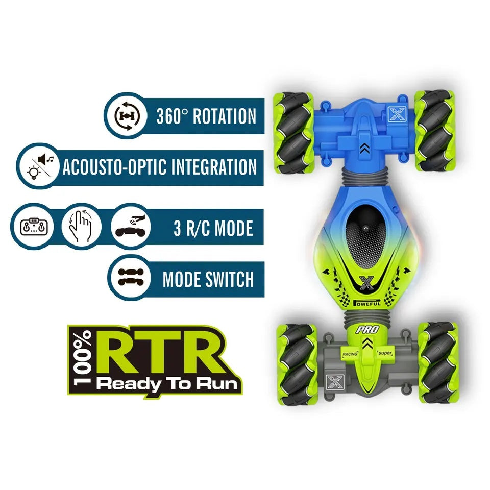 Auto control Remoto 3 Modos Sensor movimiento control y mano Verde