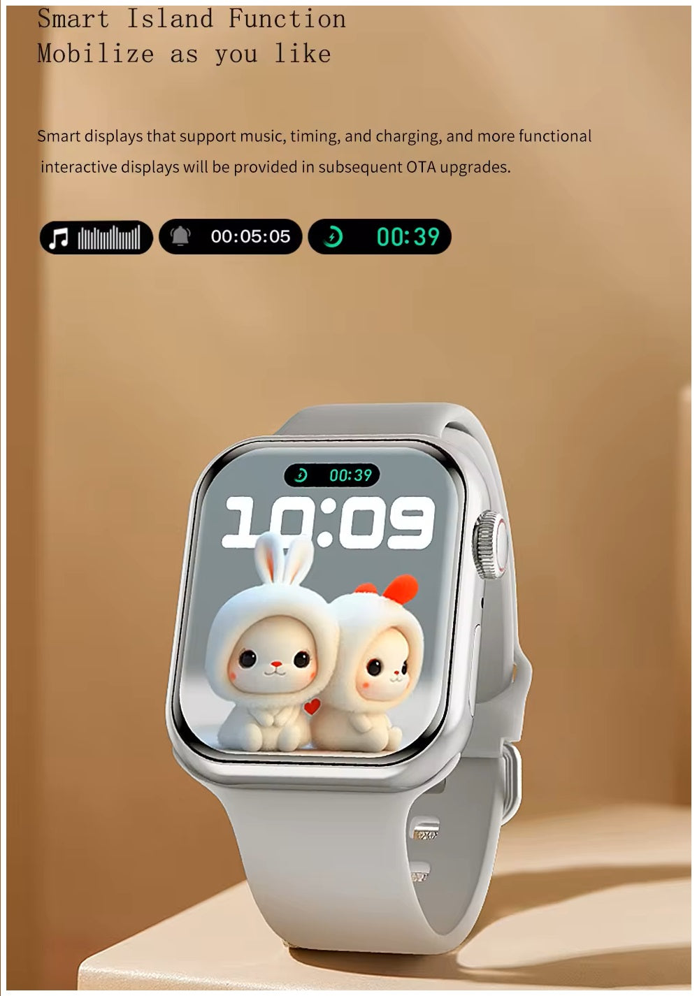 Smartwatch IW9 MINI Bluetooth 5.0 Monitoreo Integral de Salud