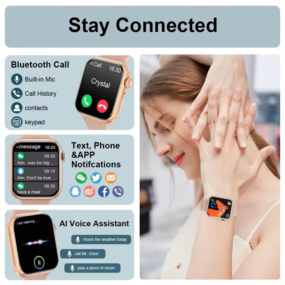 Smartwatch IW9 MINI Bluetooth 5.0 Monitoreo Integral de Salud