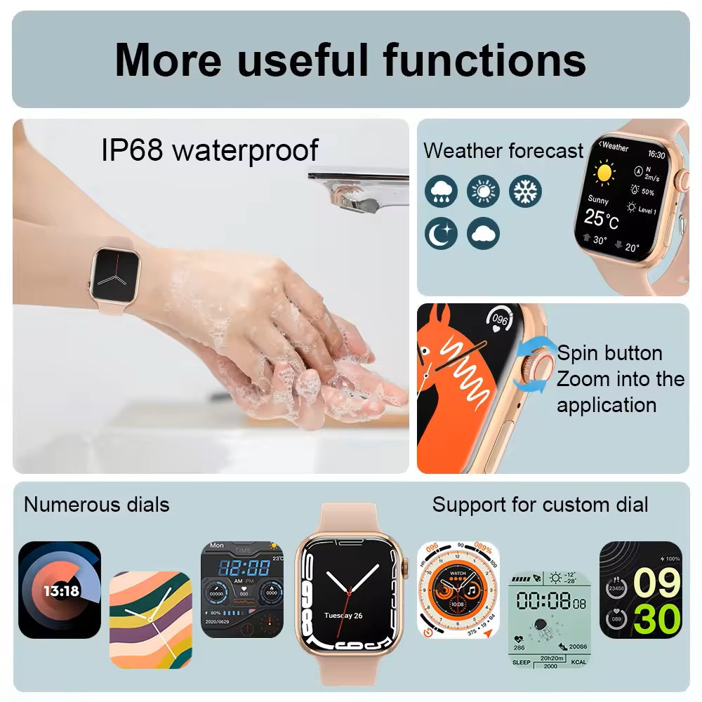 Smartwatch IW9 MINI Bluetooth 5.0 Monitoreo Integral de Salud