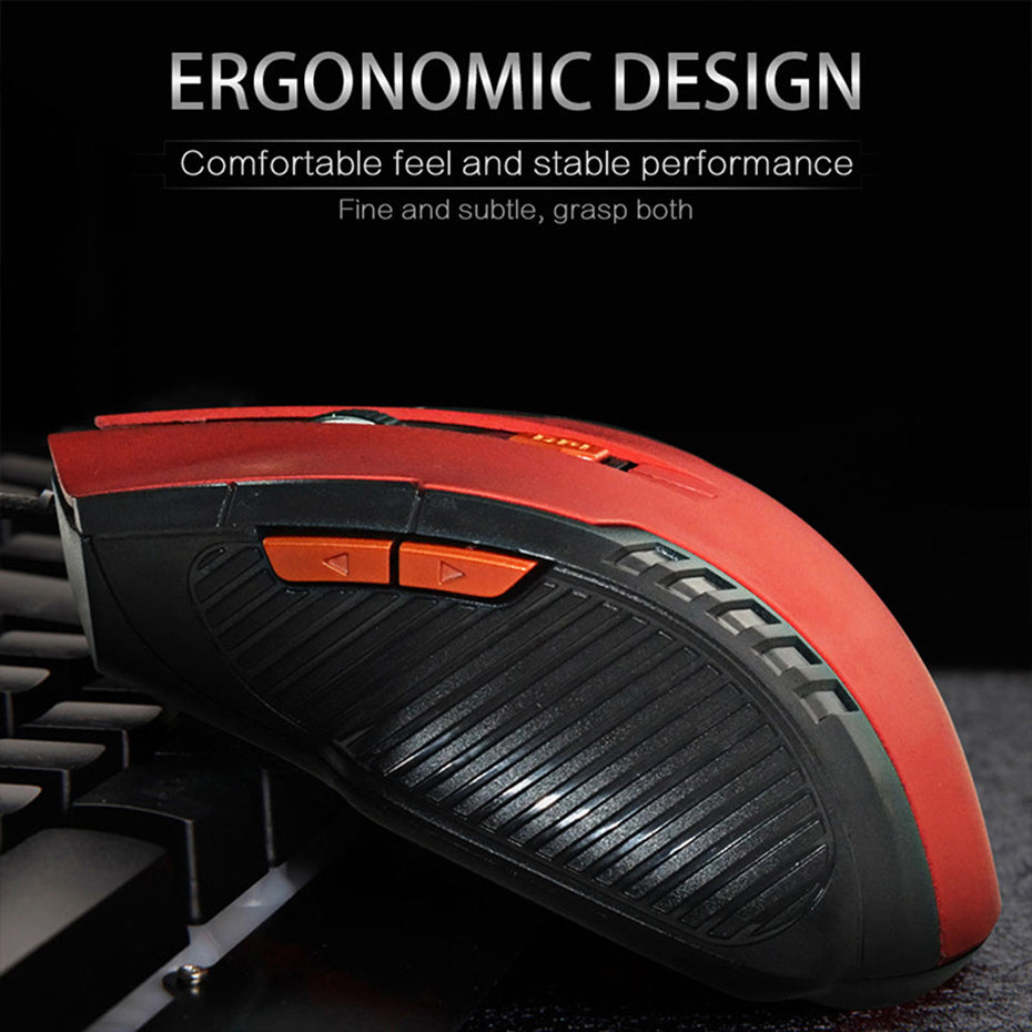 Mouse Gamer 1600 DPI Bluetooth 2.4 Ghz para Windows y Mac