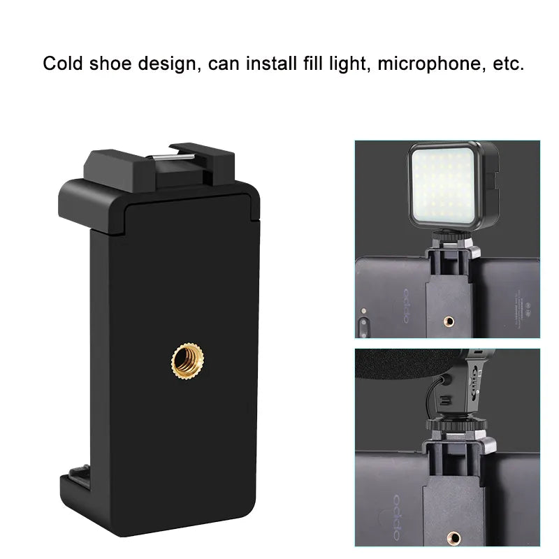 Kit de Grabación Micrófono Luz Led Soporte Control Remoto Trípode