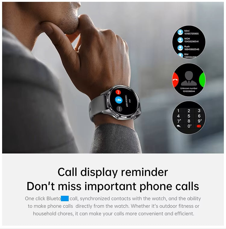 Smartwatch GT5 PRO Bluetooth NFC Deporte Salud 300 mAh Asistente voz