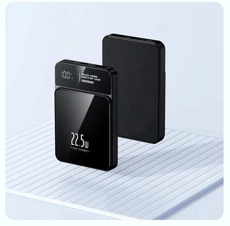 Batería Portátil Power Bank Magnética carga Inalámbrica 30000 mAh 22W