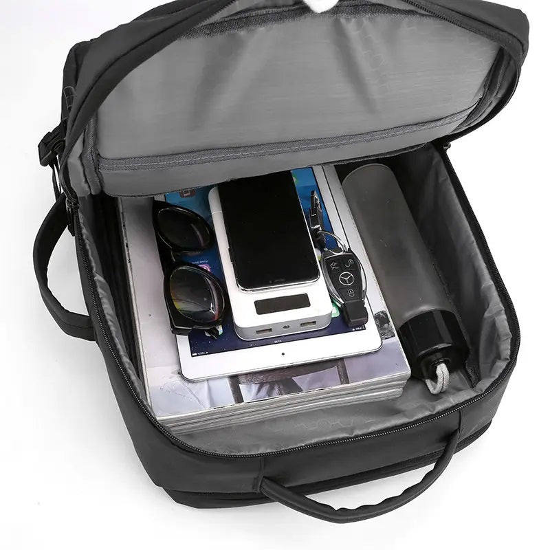 Mochila Multifuncional de Viaje impermeable con puerto USB 37 Litros