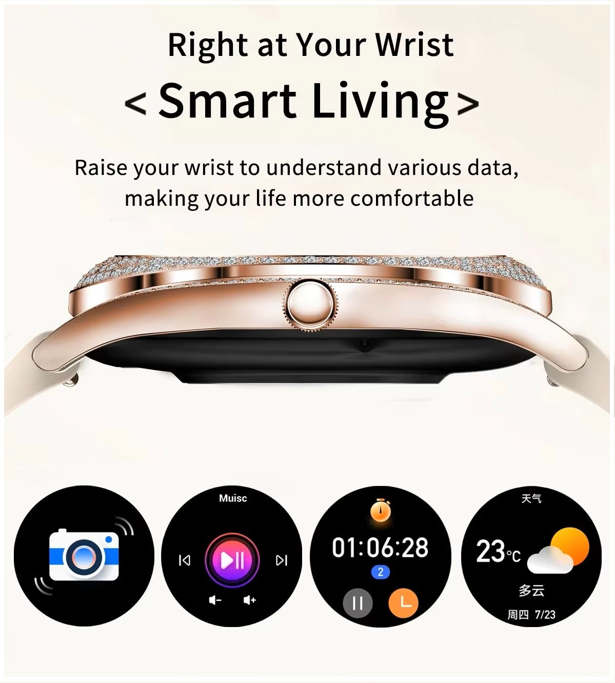 Reloj Inteligente Smartwatch Bluetooth Deportivo SV66 AMOLED 466x466
