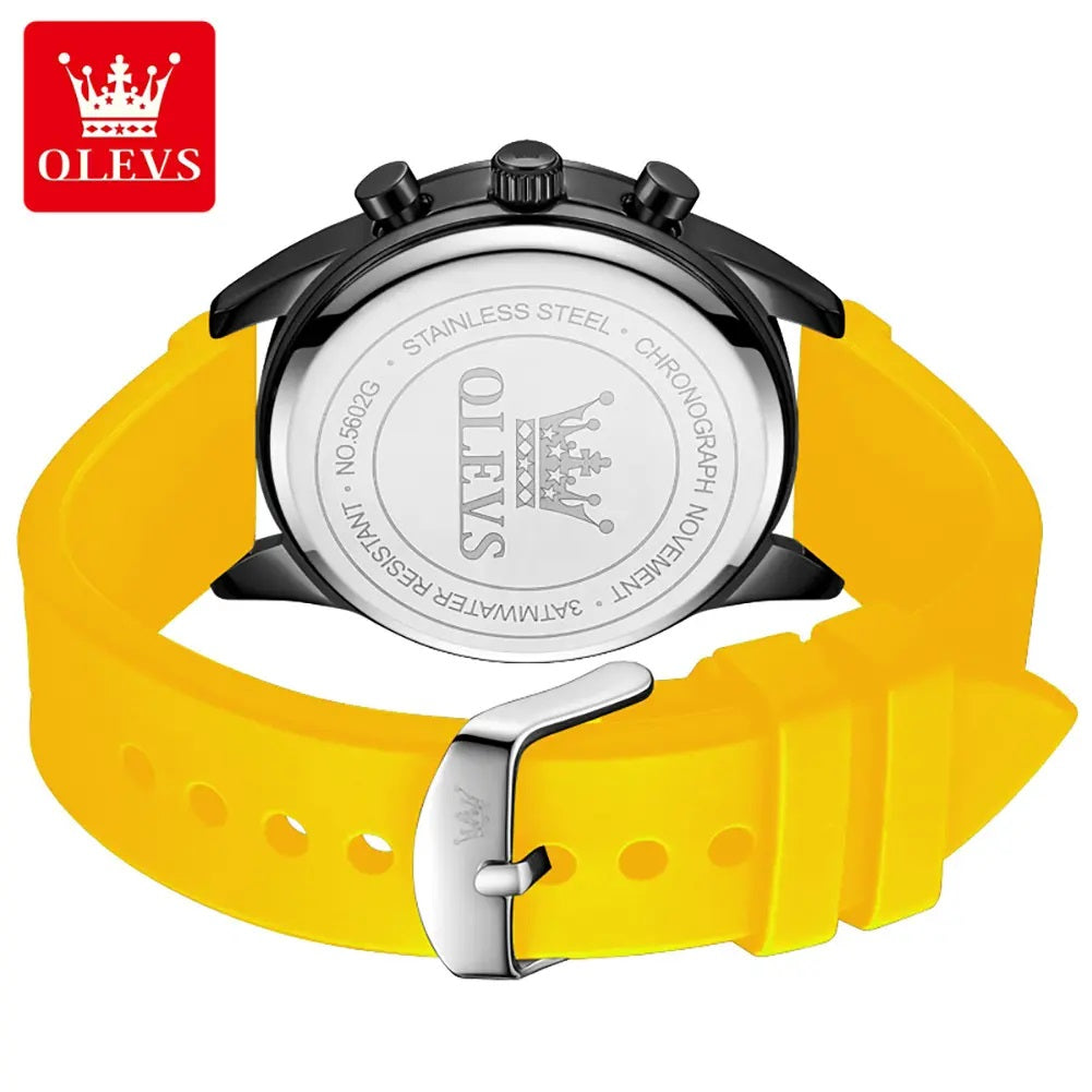 Reloj Deportivo Multifuncional para Hombre con Cronógrafo, Calendario