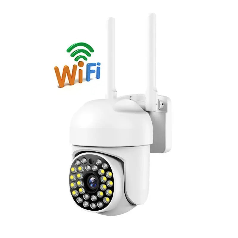 Cámara de Seguridad WiFi Monitoreo 360° Full HD 110° Visión Detección