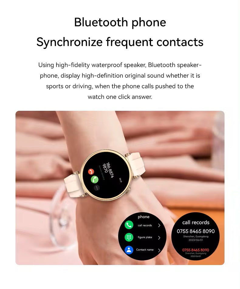 Smartwatch GT4 Mini para Mujer Pantalla IPS Llamadas Bluetooth