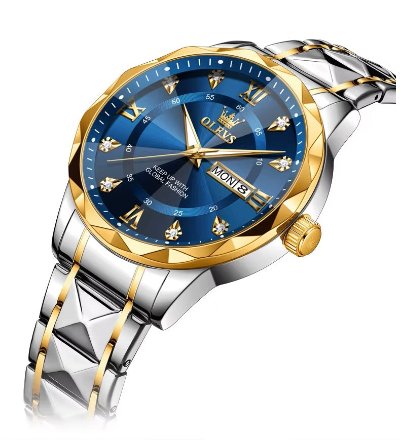 Reloj de Pulsera de Cuarzo para Hombre Elegancia Resistencia