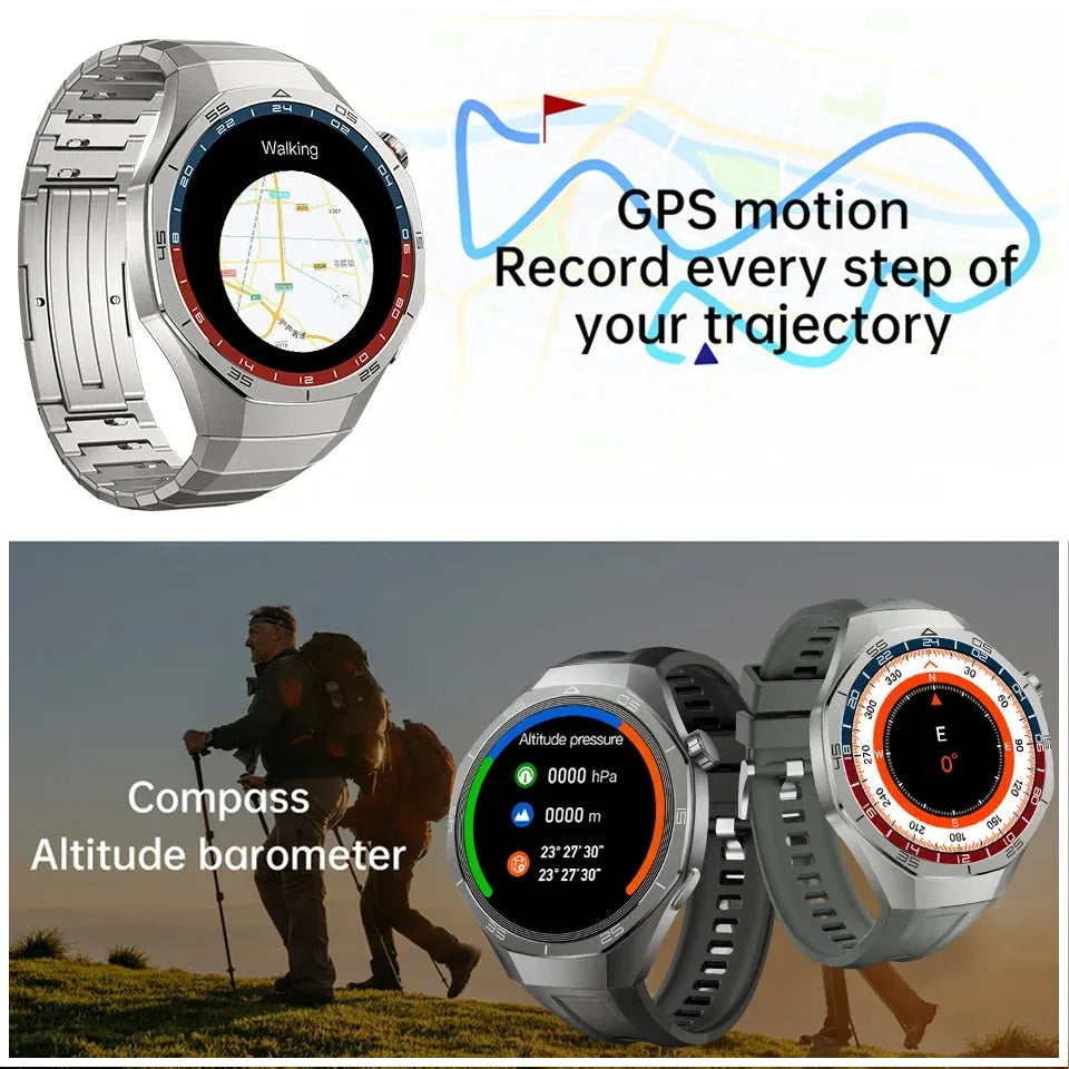 Smartwatch Reloj Inteligente SK40 Deportivo Compatible 3 Correas IP67