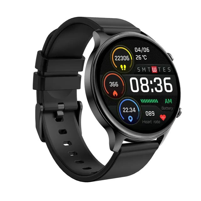 Smartwatch S37 Unisex Pantalla 1.28” Llamadas Bluetooth Salud Completa Deporte IPX8 Batería 5 Días Diseño Elegante y Versátil