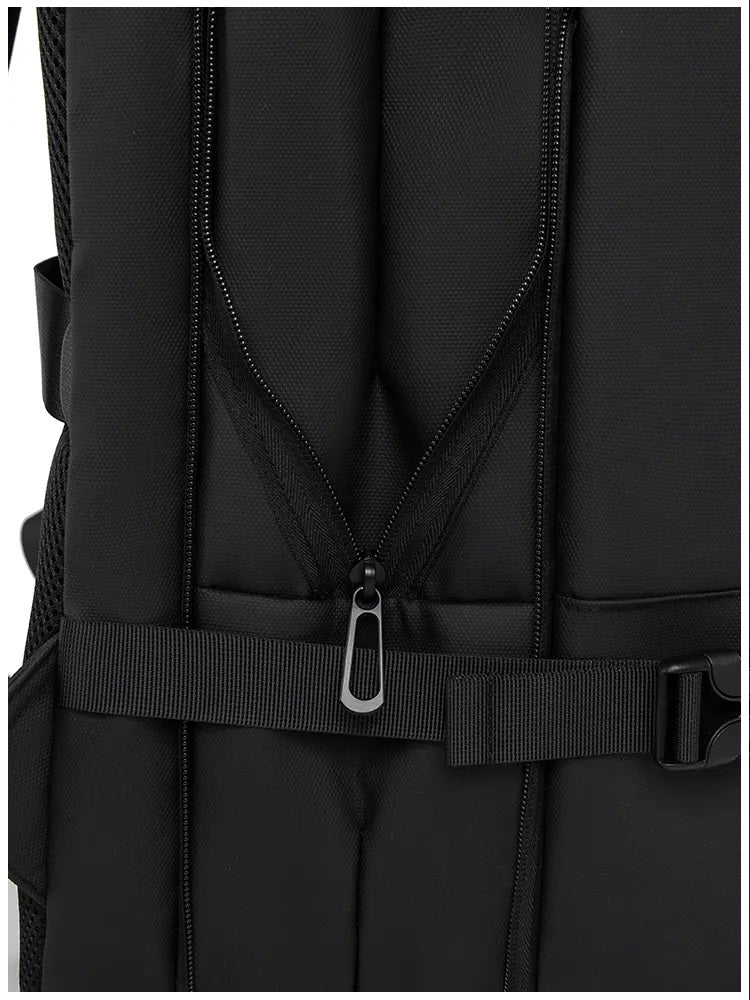 Mochila Laptop Ejecutiva Expandible USB Impermeable Antirrobo 20-39L