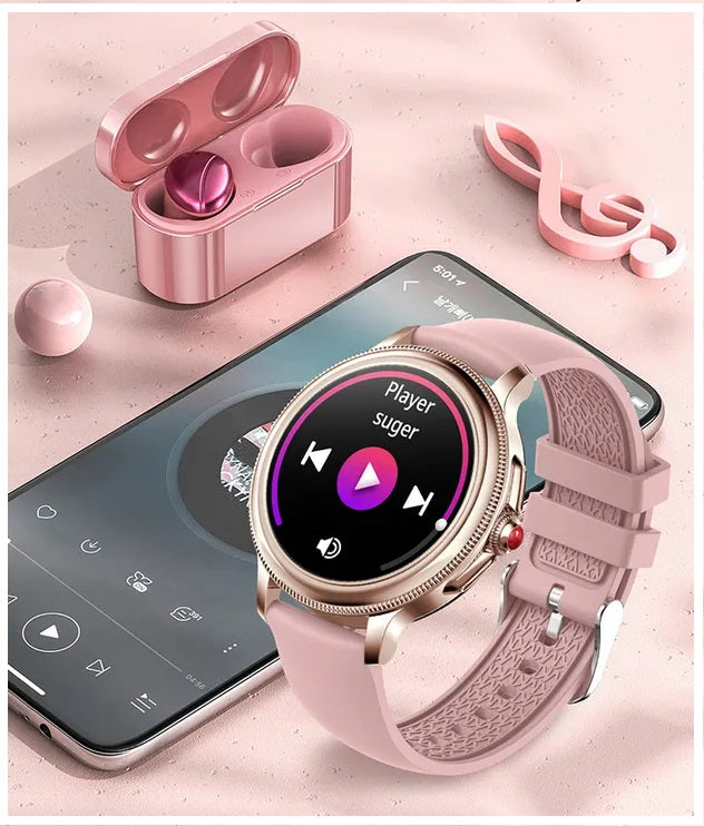 Reloj Inteligente Smartwatch Bluetooth Elegante Mujer Doble correa