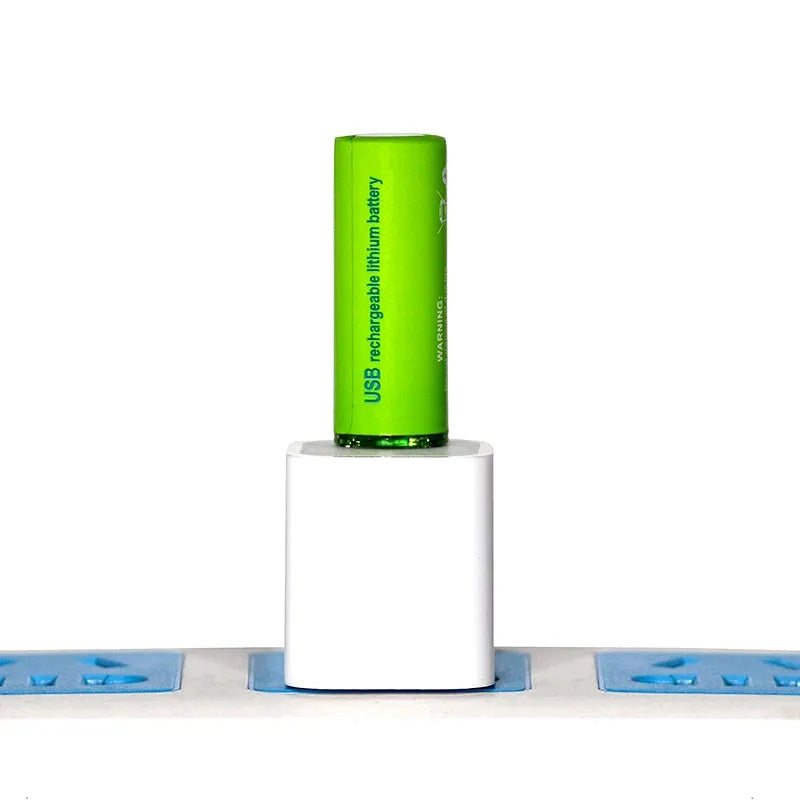 Pack de 4 Pilas AA USB Litio Recargables 1.5V 2200mAh 1200 Cargas