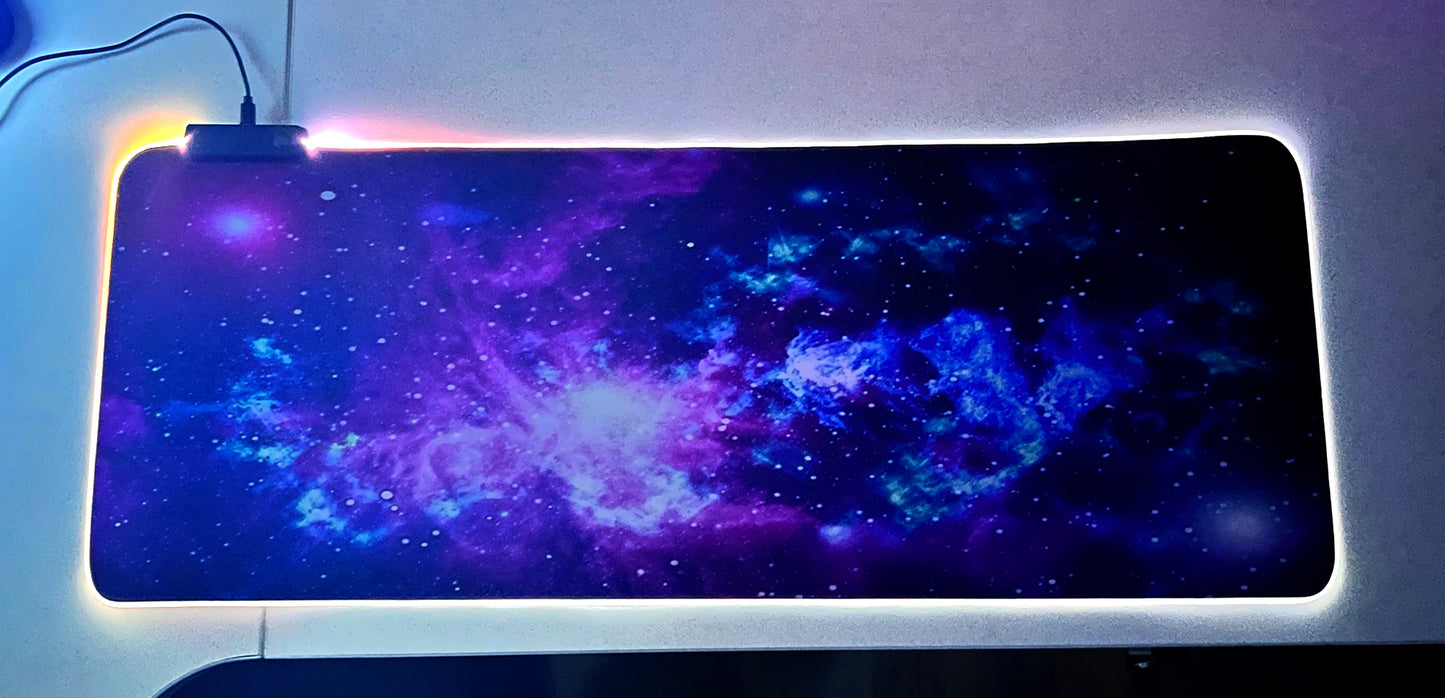 Mousepad Gamer Led RGB USB 80X30cm