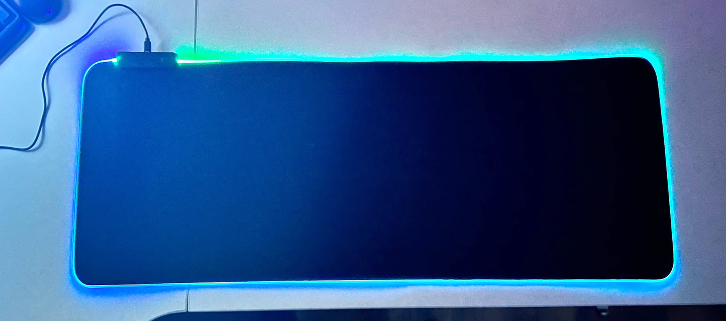 Mousepad Gamer Led RGB USB 80X30cm